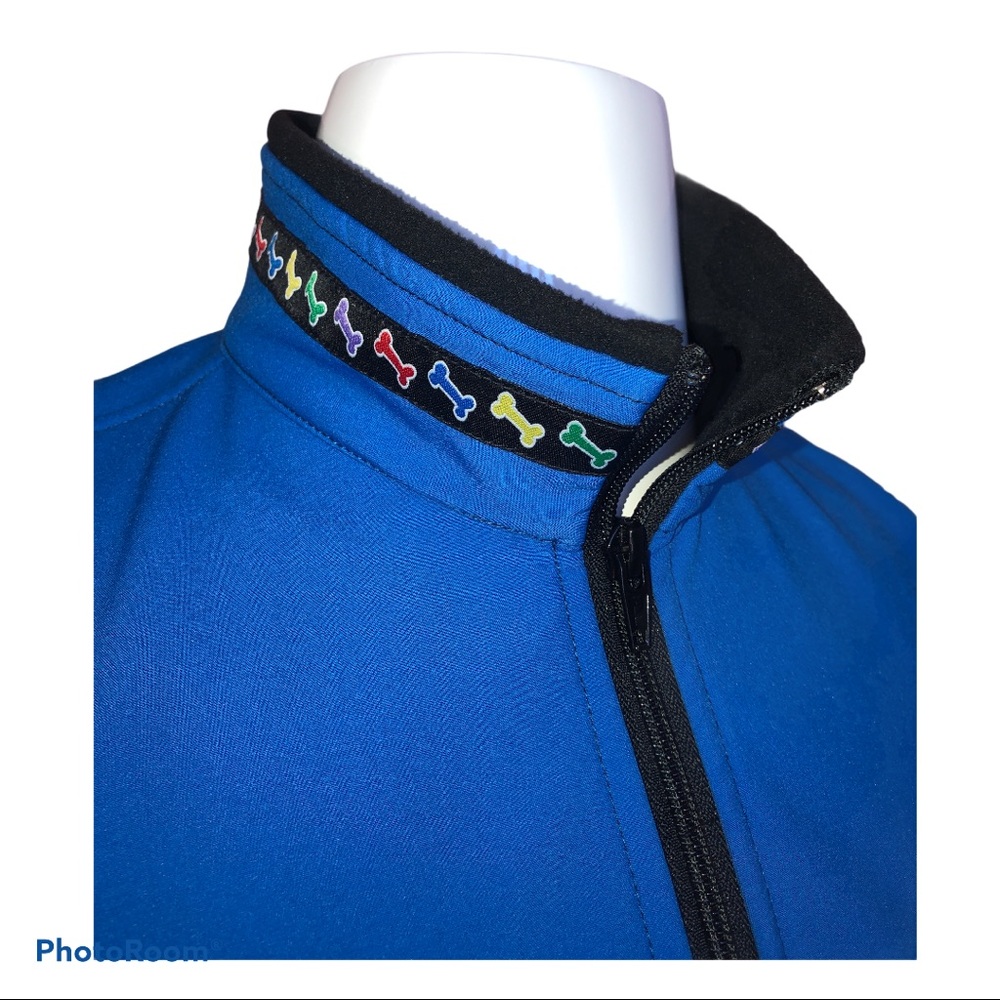 Black Crater Royal Blue Dog Bone Collar Vest - Picture 4 of 8